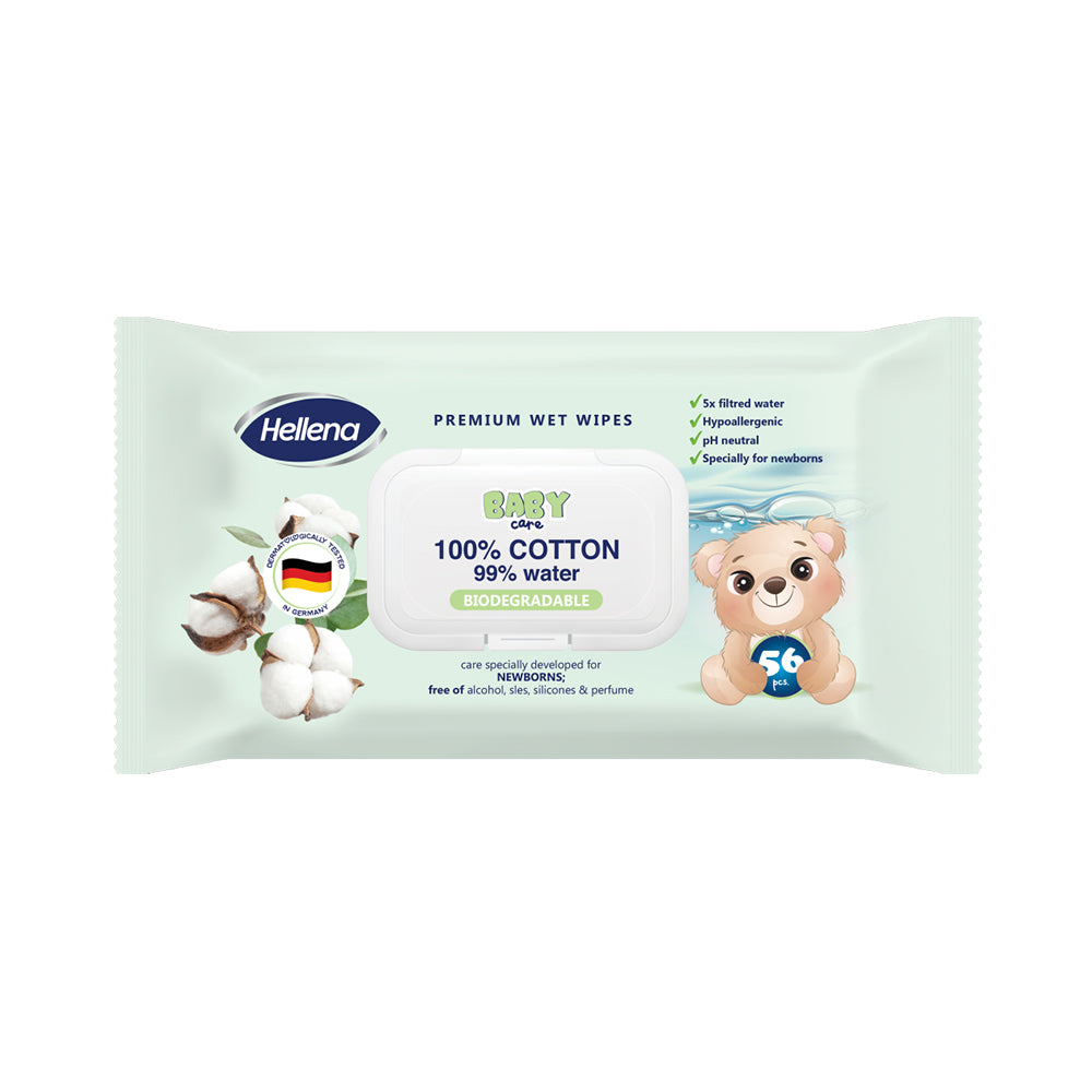 HELLENA VLAŽNE MARAMICE BABY CARE COTTON 56/1