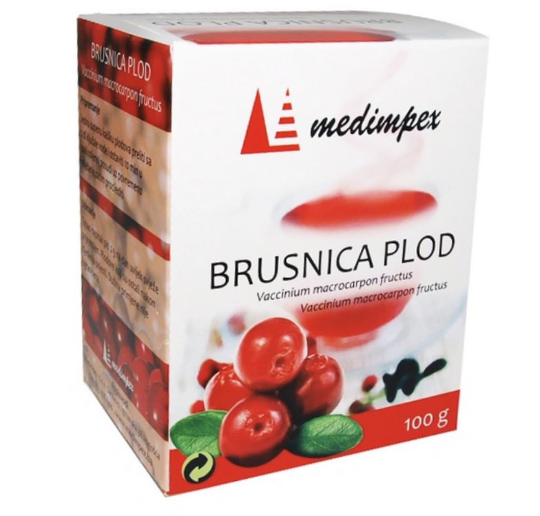 ČAJ BRUSNICA PLOD 100 G
