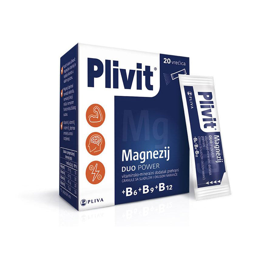 PLIVIT MAGNEZIJ DUO POWER+B6+B9+B12 GRANULE