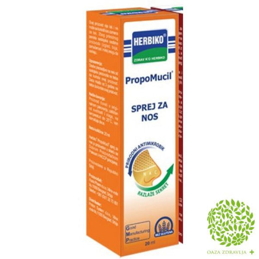 HERBIKO PROPOMUCIL SPREJ ZA NOS 20 ML