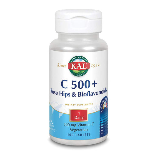 KAL VIT C 500+ ROSE HIPS AND BIOFLAVONOIDES A 100