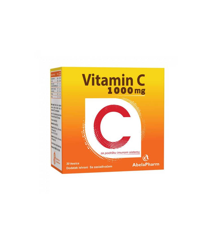 VITAMIN C TBL 10 X 1000 MG ABELA PHARM