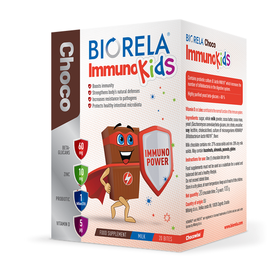 BIORELA CHOCO IMMUNO KIDS A 20