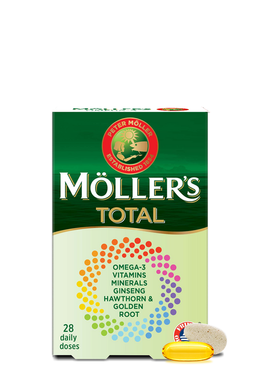 MOLLERS TOTAL OMEGA-3 + VITAMINI + MINERALI CPS/TBL A 56