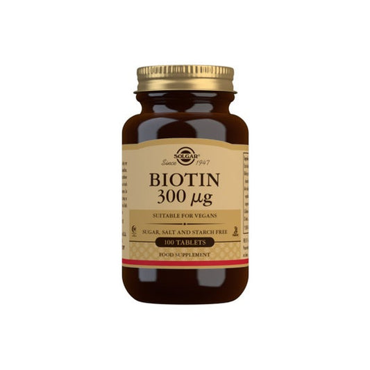 SOLGAR BIOTIN 300 MCG TBL 100