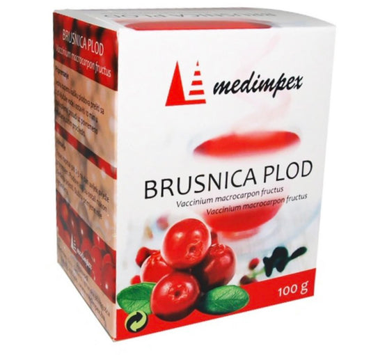 ČAJ BRUSNICA PLOD 100 G