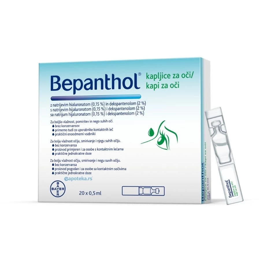 BEPANTHOL KAPI ZA OČI 20 X 0.5 ML