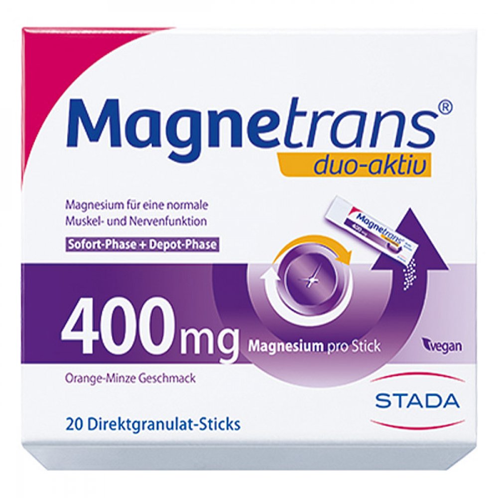 MAGNETRANS DUO-AKTIV KES 20 X 400 MG