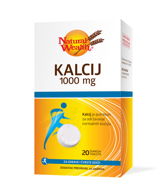 NW KALCIJ 1000 EFF 20 X1000 MG