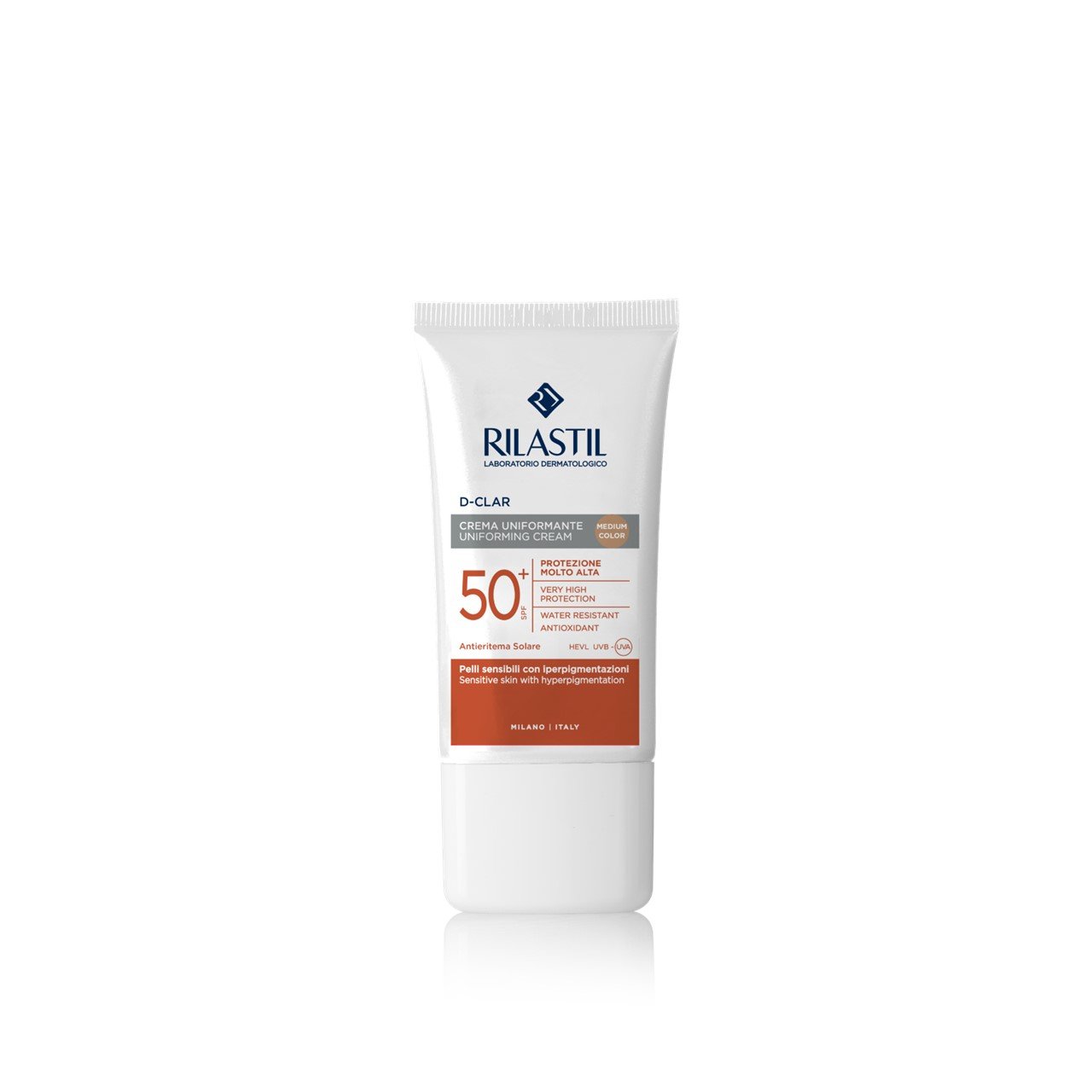 RILASTIL D-CLAR UNIFORMING CREAM MED. COLOR SPF50+40ML