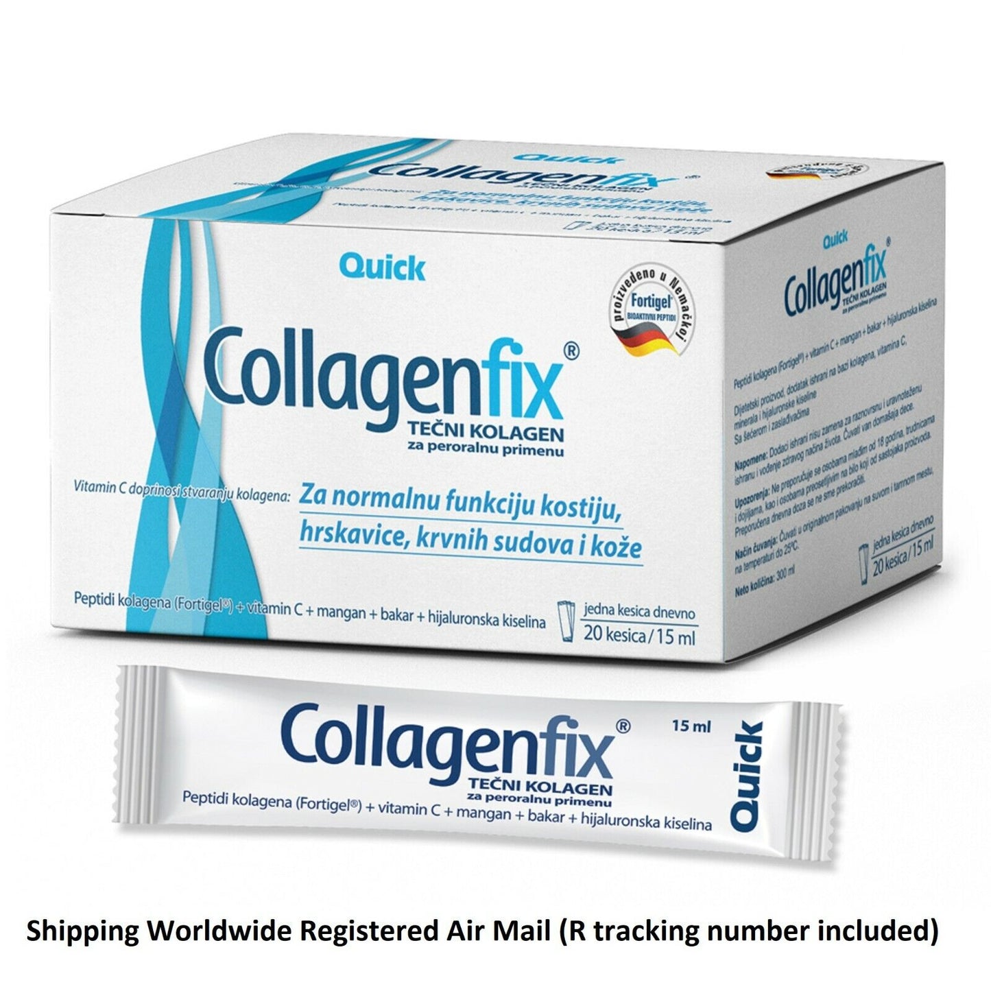 COLLAGENFIX (TEČNI KOLAGEN ZA PERORALNU PRIMJENU KESICE 20X15