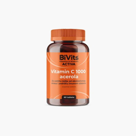 BIVITS VITAMIN C 1000 ACEROLA TBL A 60